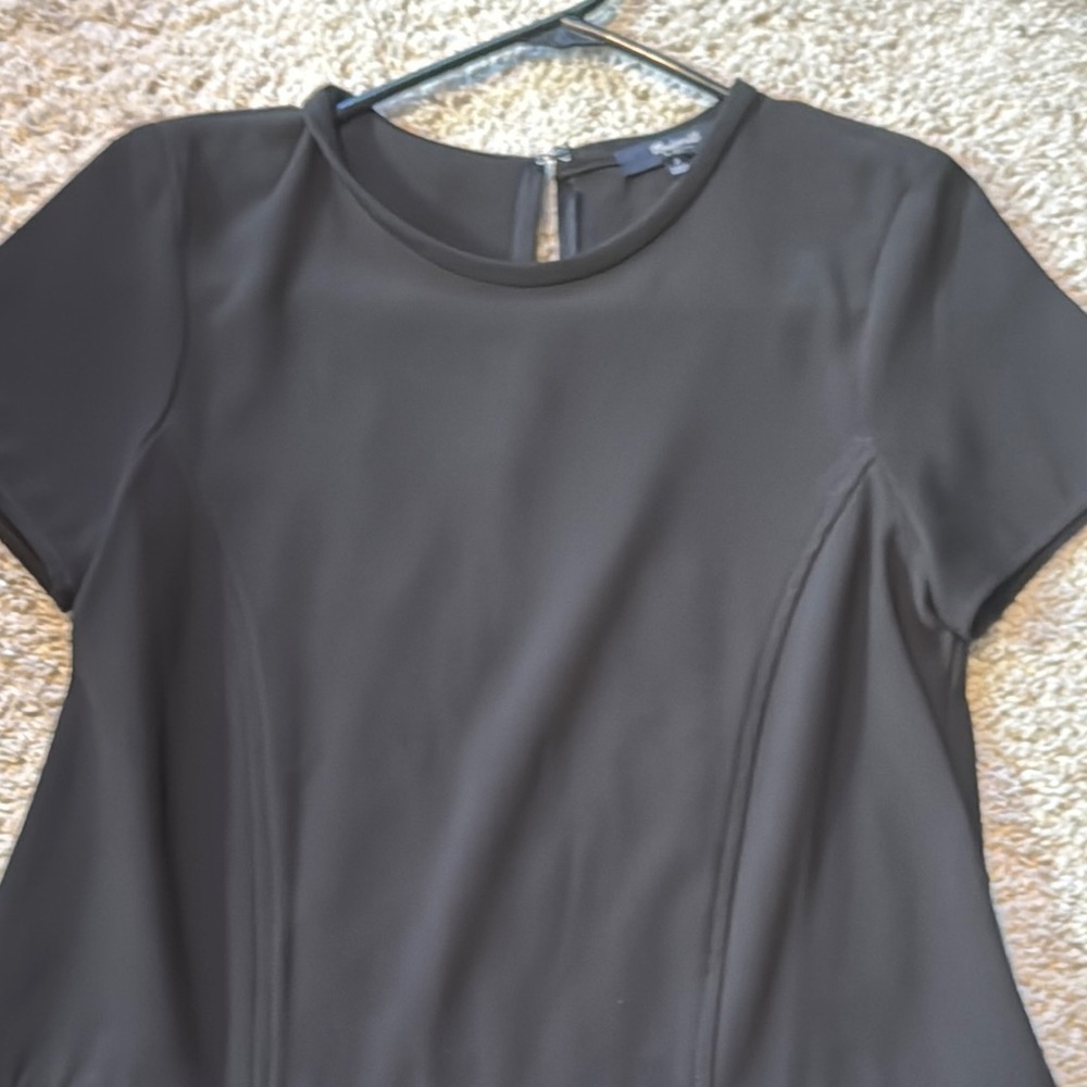 Madewell Black A-Line Mini Dress with Raglan Sleeves - Picture 10 of 10